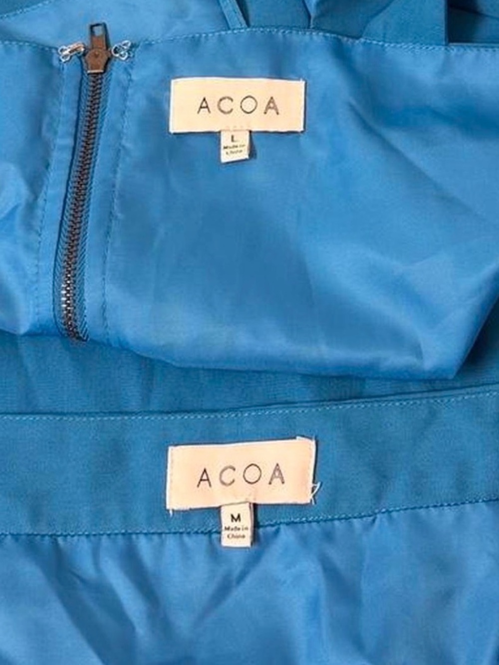 ACOA Bright Blue Two-Piece Skirt Set - Picture 2 of 7
